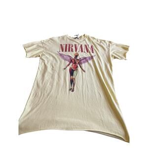 Daydreamer “Angel” Nirvana Oversized Tee – Yellow Mist • NWT
